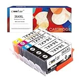 CSSTAR Compatible Cartouche d'Encre Replacement pour HP 364 364XL pour Photosmart 5520 5510 5524 B109a Plus B210a, OfficeJet 4620, DeskJet 3520 Imprimante - 3 Noir, 1 Cyan, 1 Magenta, 1 Jaune