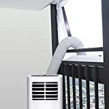 COMLIFE Airlock 400cm Joint de Fenêtre Kit De Calfeutrage Pour Climatiseurs,Sèche-linge et Déshumidificateurs