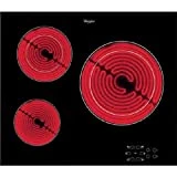 Whirlpool AKT8030NE plaque - plaques (Intégré, Céramique, verre-céramique, Noir, toucher, Devant)