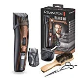 Remington Coffret Rasage, Tondeuse Barbe Lames Auto-Affûtées Titanium, Sabots Ajustables, Différents Styles, Batterie Lithium - MB4045