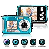 Appareil Photo Etanche sous Marin Caméscope 1080P FHD 24 MP Améra Vidéo Numérique Camescope Vidéo Selfie Action Caméra