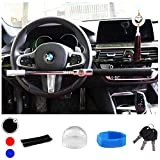 Tevlaphee Antivol Voiture Universel U-Shape en Métal Serrure D'immobilisation Heavy Duty Véhicule Pince de Rotatif Serrure avec 3 Clés for Jaguar,Land Rover,BMW,Skoda,VW,Mazda,Audi,Ford etc