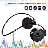 Ecouteurs de Course Ecouteurs Sport sans Fil Bluetooth Ecouteurs Supra-Auriculaires sur Casque sans Fil Bluetooth avec Microphone Anti-Transpiration, Hi-FI stéréo, 6 Heures
