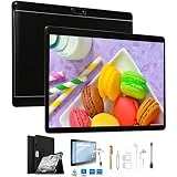 Tablette Tactile 10 Pouces Pas Cher 4G Dual SIM/WiFi 32GB ROM 2GB RAM(Netflix et Office sont Installés) Android 7,0 8MP Camera Bluetooth/OTG Voukou T5(Noir)