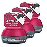 VIVELLE DOP Cire Playgum Bombé Pot 80 ml - Lot de 3