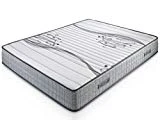 Matelas Boston 140X190 à mémoire de forme 22 cm Épaisseur + 1,5 cm de mousse à mémoire de forme de 65 kg/m3 + Indépendance de couchage + Soutien: ferme + Extrêmement durable.