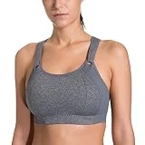 SYROKAN Femme Soutien-Gorge de Sport sans Armatures Dos Nageur Gris FR:95G