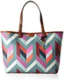 Fossil Rachel, Cabas femme, Blau (Chevron Blue), 11.43x27.94x34.29 cm (B x H T)