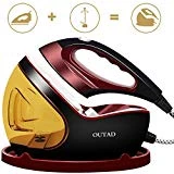 Centrale Vapeur, Fer à Repasser Léger avec Vapeur, 1300W Haute Pression, 9 Modes de Contrôle, Autonomie Illimitée, Repassage Sûr et Rapide, 1.1L Réservoir Amovible, avec Brosse et Tapis (3)