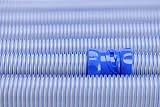 Zodiac Jeu de 6 Sections de Tuyaux Twist Lock, 6 x 1m, pour Robots Nettoyeurs de Piscine Hydrauliques, Bleu, W78055