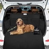 Focuspet Housse Protection Coffre pour Chiens, Imperméable et Antidérapant, 185 x 105 cm Convient à la Plupart des SUV et Fourgonnettes, avec Un Jouet Corde et Sac à Dos