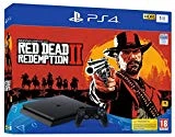 PS4 Slim 1 To E noir + Red Dead Redemption 2 - Standard Edition