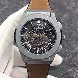 PLKNVT Montre De Homme Nouveau Chronomètre Chronomètre Argent Titane Acier Inoxydable Acier Noir Cuir Bleu Caoutchouc Montres Unico Date   4