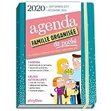 Agenda de poche de la famille organisée 2020 - Bleu (de sept 2019 à décembre 2020): S'organiser n'a jamais été aussi simple !