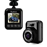 Caméra de voiture, Byakov Dashcam voiture enregistreur de conduite Full HD 1920x1080P 1.5 pouces Mini Dash-Cam pour voiture 170 degrés Angle voiture DashCam avec G capteur, WDR, détection de mouvement