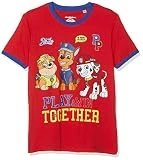 Pat' Patrouille 6931 T-Shirt, Rouge, (Taille Fabricant:8 Ans) Garçon