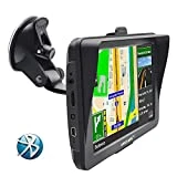 GPS de Voiture de l'écran de résistance 7 Pouces Europe Mise à Jour Gratuite de la Carte AVCE Bluetooth