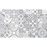 Carreaux de ciment adhésif mural - azulejos - 20 x 20 cm - 60 pièces