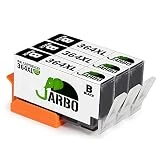 JARBO Remplacer pour HP 364 XL Cartouche d'encre (3 Noir) Grande capacité Compatible avec HP Photosmart 5510 5511 5512 5514 5515 5520 5522 5524 6510 6520 6512 6515 7510 7520 7515 B8550 B8558