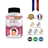 ADIEU CELLULITE - Puissant et Efficace anti cellulite - Formule avec CLA, L-Carnitine, Extrait d'Ananas et Cacao, Caféine, Gingko Biloba - Éliminez la cellulite d'une fois pour toutes! - 100 Capsules