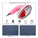 Rasoir Anti-Peluche/Anti-Bouloche,Rotatif Lint Remover Electrique-Pour Chandails/ Vêtements/Rideaux/Tapis Etc+ 1* Lame de Rechange+2* Batterie Rechargeable