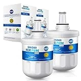 Remplacement du filtre à eau du réfrigérateur pour Samsung DA29-00003G, DA29-00003B, DA29-00003A, DA97-06317A, HAFIN1 paquet de GOLDEN ICEPURE (2)