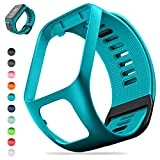 Bracelet de Montre pour Tom Tom Runner 3 Montre Bracelet Silicone Straps Remplacement Bande de Poignet Gel Doux Bracelet de Montre pour TomTom 2 3 Runner 2 3 Spark 3 GPS Sport Running Smartwatch