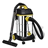 tidyard Aspirateur de Eau et Poussière en Acier Inoxydable Design sans Sac 1800W