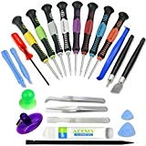 ACENIX - Kit de démontage 24-en-1 pour téléphone portable - iPhone, Samsung, Xiaomi, Huawei, HTC, iPad, Notebook et autres