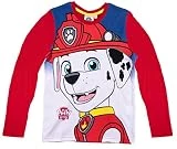 La Pat' Patrouille T-Shirt Manches Longues garçon Marshall' Rouge de 3 à 8ans (6 Ans)