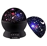 Projecteur d'étoile de lumière de nuit de bébé, lumières de nuit pour des enfants Projecteur de lumière de rotation d'étoile coloré Meilleure idée de cadeau pour des filles de garçons