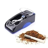 Risingmed Tubeuse Électrique Automatique, Machine à Tuber les Cigarettes Cadeau Classic Noël Anniversaire pour Homme Père(Bleu)