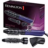 Remington Brosse Soufflante Chauffante Volume Antistatique, Céramique, Tourmaline Ionique, Glisse Facile - Accessoires Inclus AS800