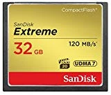 Carte Mémoire CompactFlash SanDisk Extreme UDMA7 32 Go avec une Vitesse de Lecture Allant Jusqu'à 120 Mo/s (SDCFXSB-032G-FFP)