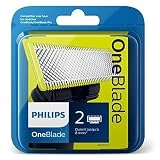 Philips QP220/50 Lames de Remplacement OneBlade x2 (Durent Jusqu'à 8 Mois)