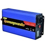 Onduleur 1200 2500W convertisseur de tension 12V 230V onde sinusoïdale modifiée LCD