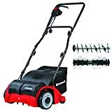 Einhell Scarificateur électrique GC-SA 1231 (1200 W, Largeur de travail 31 cm, Grand bac de ramassage de 28 l, Rouleau aérateur 42 griffes, Carter en PVC, Surface conseillée 300 m²)