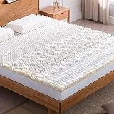 NOFFA 10 Zones Sur-Matelas en mousse à mémoire -Design ergonomique -Très respirant - soulager la Douleur ( 80 x 200 cm )