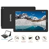 Tablette Tactile 10 Pouces Tablette Android 8.0 4G Phablet avec 3 Slots (Double SIM+ SD) Processeur quadricoeur 1.5GHz 3G+32GB,Double caméra WiFi Bluetooth GPS