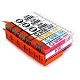 Aoioi Remplacer pour Canon PGI-570 CLI-571 Cartouches d'encre Compatible avec Canon PIXMA TS5050 TS5053 MG5750 MG5752 TS5055 MG6853 MG6851 TS6050 MG5753 TS6052 MG6850 TS5051 MG5751