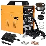Poste à souder inerte gaz inerte MIG 130 électrode de soudage fil fourré (Orange)