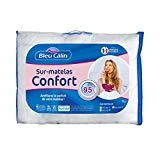 Bleu Câlin Sur-Matelas de Confort Anti-Transpiration TopCool Blanc 160x200 cm SBOB40