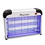 ASPECTEK Lampe Anti moustique - UV LED Tue Mouches Destructeur D' Insectes Electrique 20W, Anti Moustiques Exterieur, PIEGE A Mouche Efficace Portée 20-120M²
