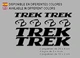 Ecoshirt 64-CMEO-A7G9 Autocollants Trek F127 Vinyle Adhésifs Decal Aufkleber Étiquettes VTT Stickers Bike Noir