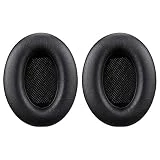 Bingle Remplacement Coussinets d'oreille Coussins Oreillettes pour Bose Quietcomfort 2 QC2 Quiet Comfort 15 QC15 Quietcomfort 25 QC25 Ae2 Ae2i Ae2w Casque Oreillette Mousse Coussin(1Pair Noir)
