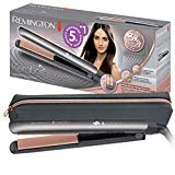 Remington Fer à lisser, Lisseur Keratin Protect, Plaques Flottantes XL Céramique Avancée Soin Kératine Huile d'Amande, 5 Températures - Accessoire inclus - S8598