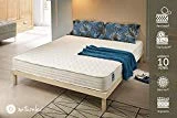 NATURALEX Matelas Soft Sensation - Mousse Aero Latex Bi-Densité - Mémoire de Forme Thermosoft - 7 Zones de Confort - Hypoallergénique - 15 cm - 140 x 190 cm