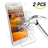 Mture Verre Trempé Huawei P8 Lite 2017, [Couverture Complète] Protection d'écran en Verre Trempé Ultra Résistant Dureté 9H Écran de Protection pour Huawei P8 Lite 2017-2 Pack