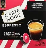 Carte Noire Espresso Equilibre/Délicat 128 G - Lot De 3 X 16 Capsules Compatibles Avec Le Système Nescafé Dolce Gusto*