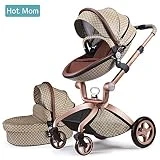 Hot Mom 2019 des limitée Version Poussette, 3 en 1 bébé Poussette Système